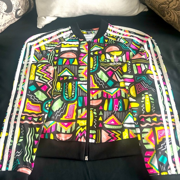 adidas Other - Adidas Girls Full Zip Track Jacket, Multicolored (M, 10-12)